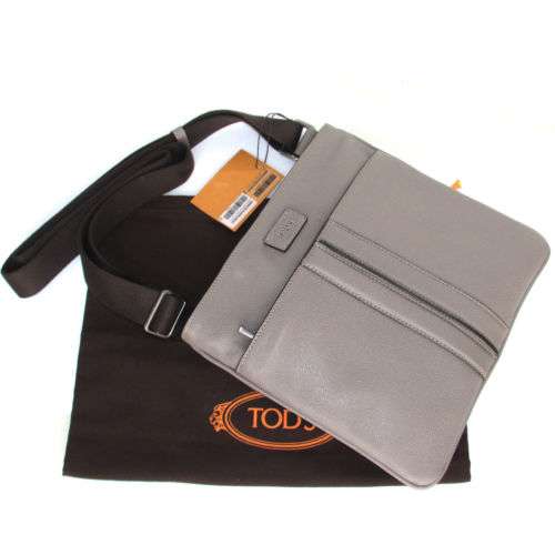 TOD's TODs made in Italy luxury mens leather shoulder bag crossbody handbag $700 Best US Deal